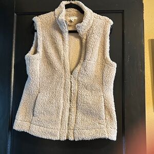Calvin Klein Cream Sherpa Vest